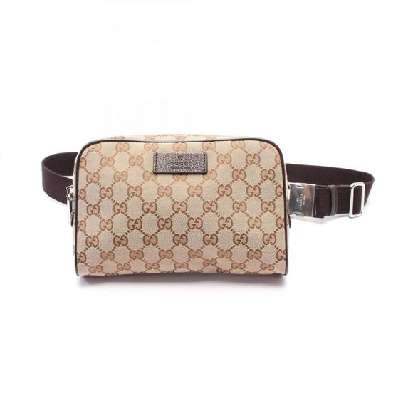 GUCCI Brown Leather Fanny Pack - Picture 1 of 6